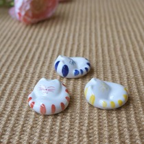 Ceramic chopstick holder Tableware accessories Lucky Cat Chopstick holder Cute chopstick holder Chopstick holder