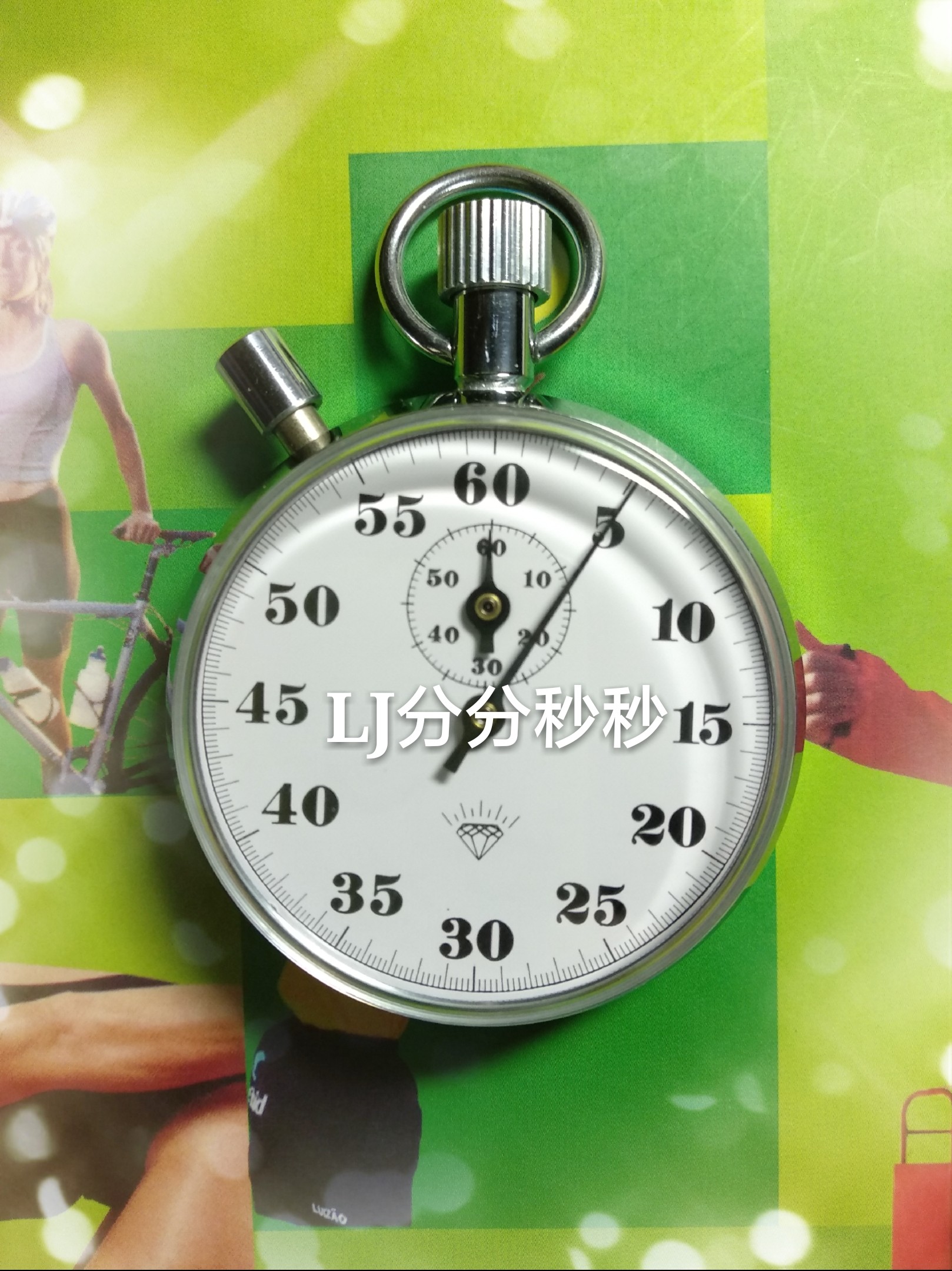 -Diamond mechanical stopwatch 866 type 60 seconds has a pause accuracy of 0.2 seconds and keeps time for 60 minutes