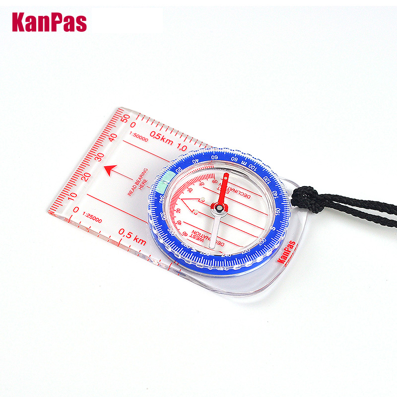 KanPas compass Outdoor map mapping North compass Orienteering compass Sports scale High precision