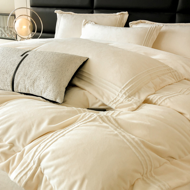 2023 new baby suede A type of buried rope process with four sets-Taobao