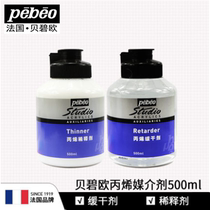 Beibiou propylene diluent blending liquid Propylene painting pigment Fluid painting medium Casting agent material Transparent accessories