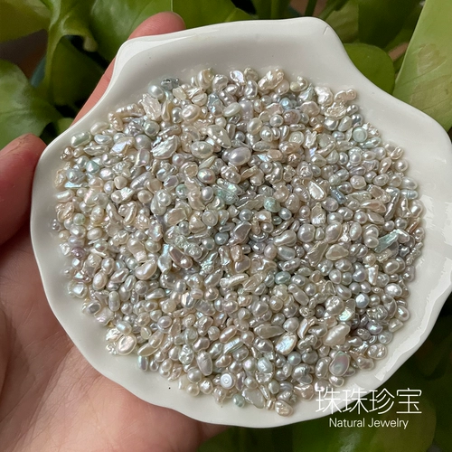 Японское натуральное маленькое украшение для ногтей для маникюра из жемчуга