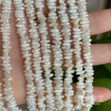 3-4 мм нерегулярные Кеши Ланги. Плоская дифферентная пресноводная жемчужная полуфабрика