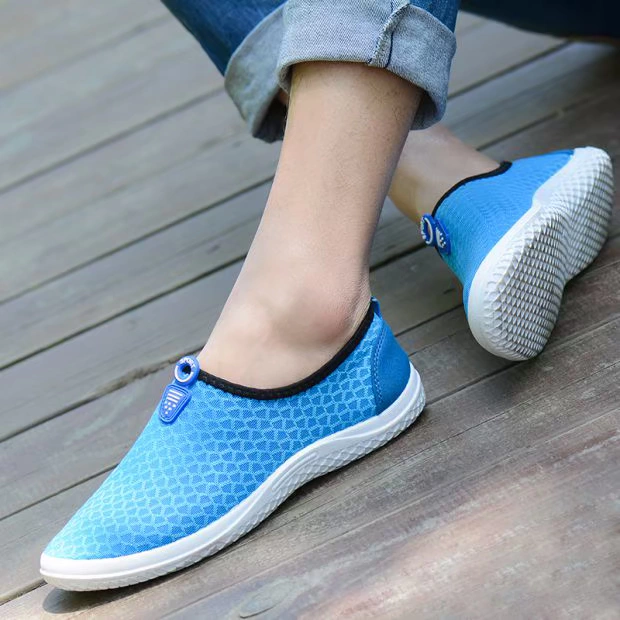 Giày mùa hè, giày lười nam, giày lưới, giày lưới nam, giày thoáng khí, giày chạy đế mềm, nam