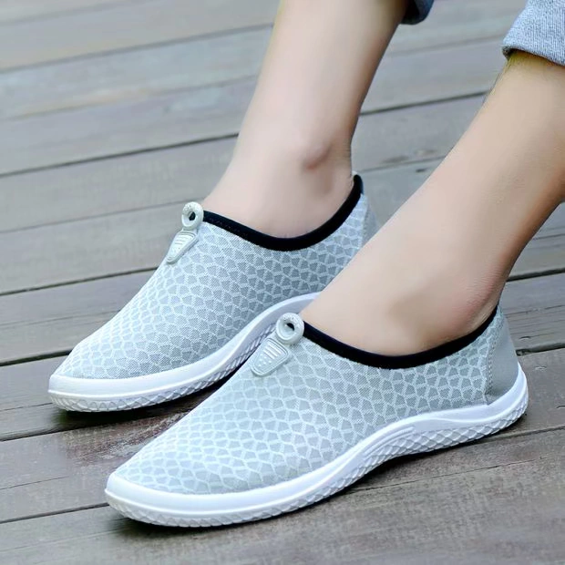 Giày mùa hè, giày lười nam, giày lưới, giày lưới nam, giày thoáng khí, giày chạy đế mềm, nam