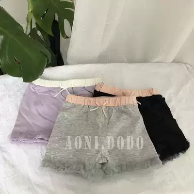 Girl anti-light underwear shorts girls summer insurance pants cotton thin baby safety pants wear lace