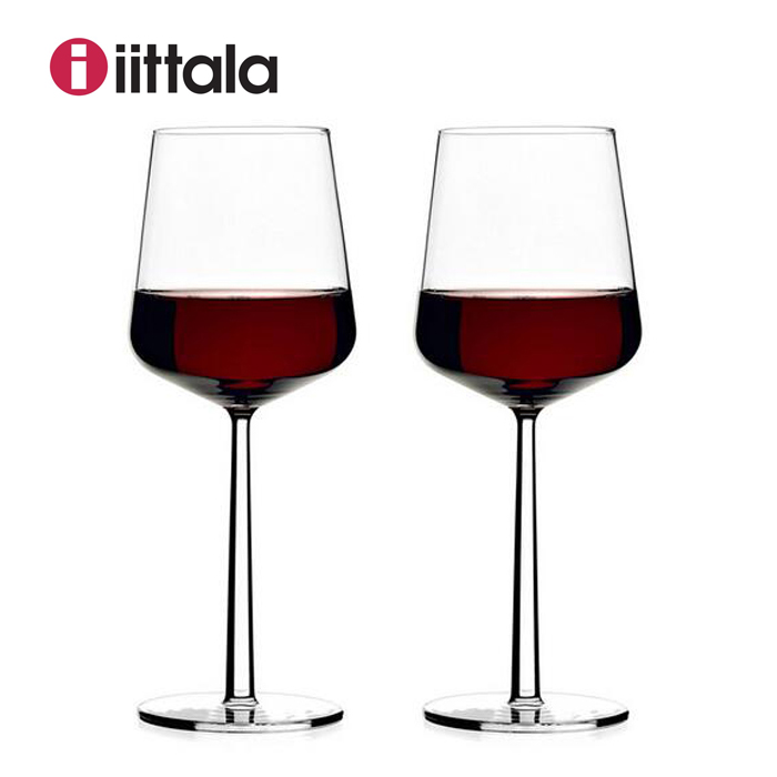 iittala essence series-red grape wine glass 45cl two pieces