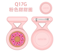 Розовый пончик