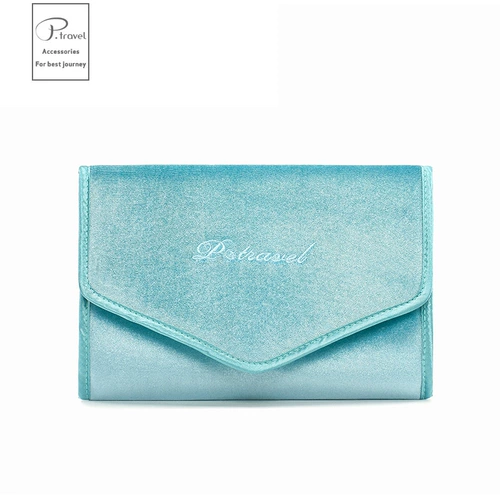 Розовое кофейное ожерелье, кольцо, серьги, портативная сумка для хранения, барсетка с молнией, браслет