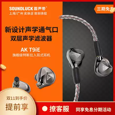 Iriver Ellie and AK T9iE Baiya flagship Tesla moving circle in-ear headphones round vocal cords licensed