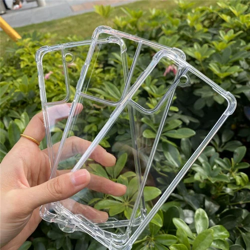 Samsung, совместимая подушка безопасности, прозрачный чехол для телефона, акриловый защитный чехол, GalaxyA05s, защита при падении, A13, 33/23/53/73, простой и элегантный дизайн