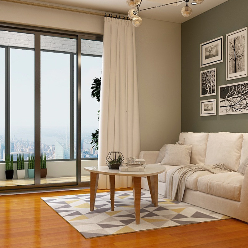 Nature Multi - Layer Solid Wood Healthy Floor Fashion Floor Panlong Eye DJX65Z