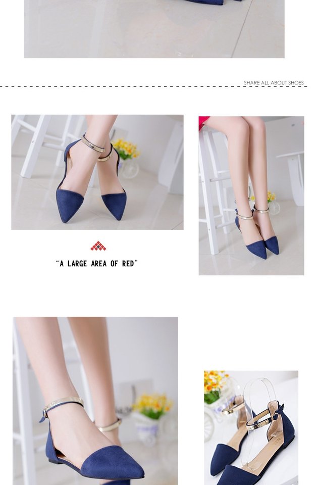 Mùa hè 2018 mới dép nữ mùa hè phẳng phiên bản Hàn Quốc của khóa đơn giản cashmere mũi nhọn với giày đế bằng La Mã dép quai hậu nữ đẹp