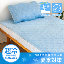 Japan super cold sense mattress dormitory single summer cool non-slip soft cushion thin washable floor mat mat