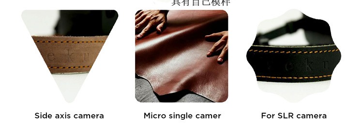 Hồng Kông zeku handmade da dây đeo cổ tay dây đeo đơn vi máy ảnh cổ tay và thoải mái camera SLR tay dây đeo cổ tay dây đeo da mới - Phụ kiện máy ảnh DSLR / đơn chân máy benro