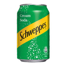 Hong Kong Schweppes Yuquan Yiquan cream cream soda soda soda 330ml whole group