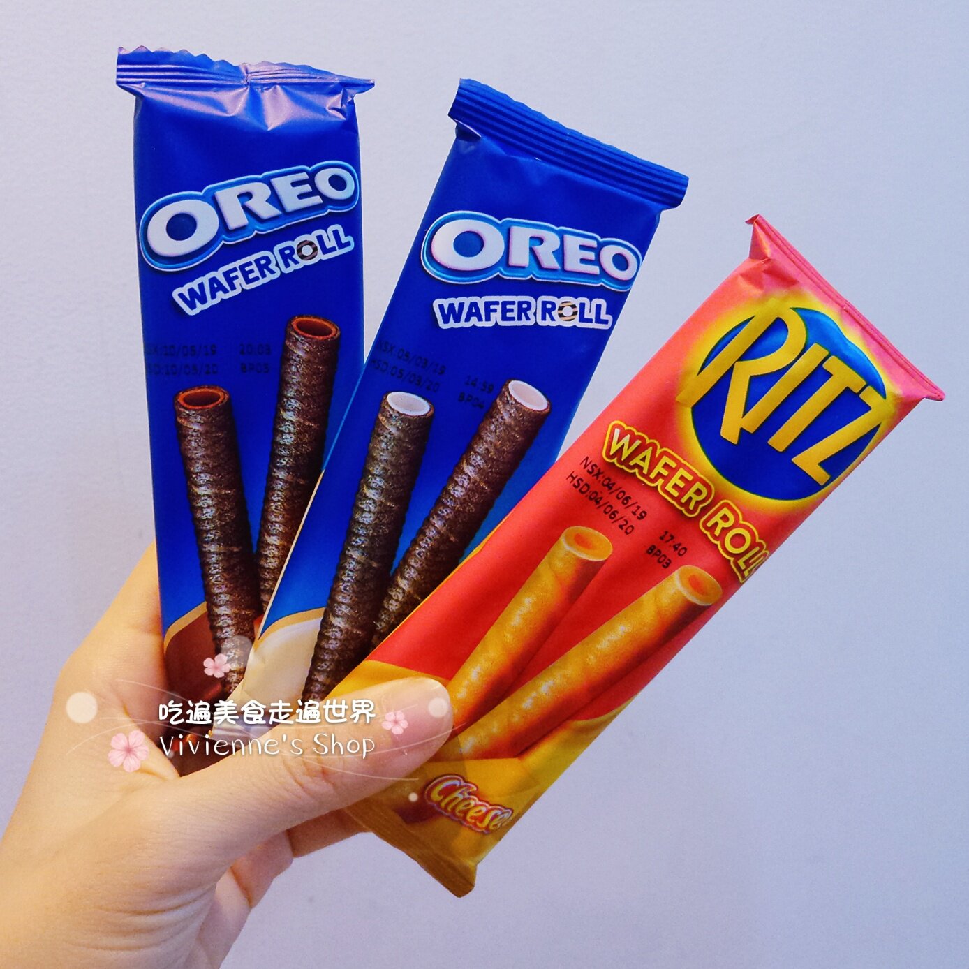 Vietnam imports RITZ Kaffle cheese Oreo Vanium chocolate taste pieces of chocolate