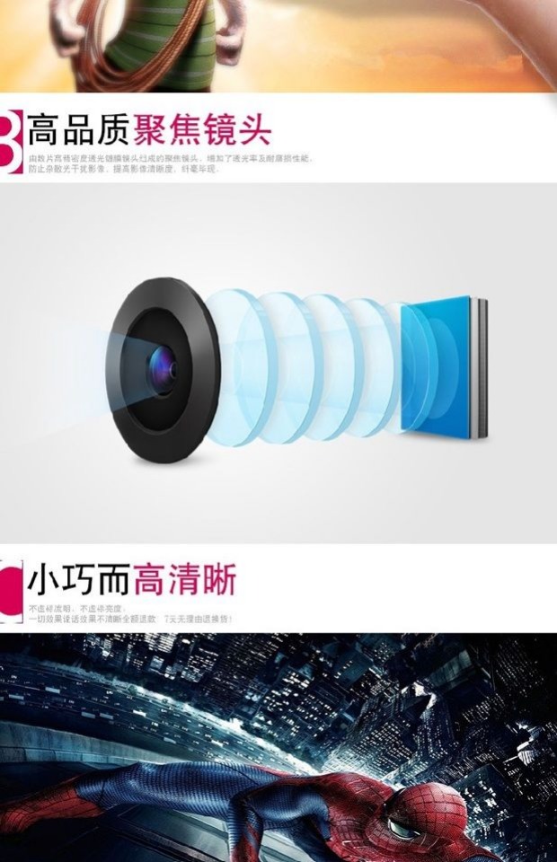 Nhật ký Mini thông minh Mini Mini Điện Tay Tay 1080PLED Micro-Man Trang chủ HD HD