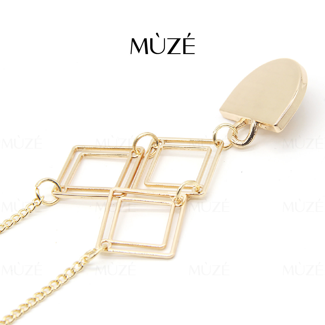 Curtain chain flow Suzinc alloy metal light and luxurious wind pendant INS-like board room curtain-body decorative accessories