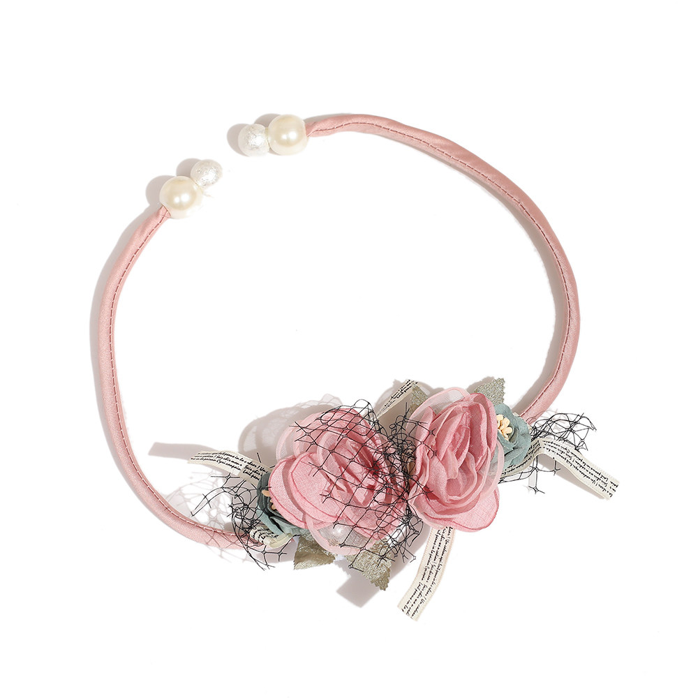 Free Punch Minimalist Flowers Curtains Strap Lace Bale Strap Rental House Store Yarn Curtain Straps A Pair Of Clothing