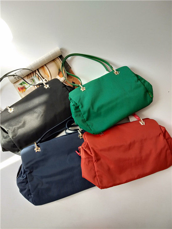 ab new multi-color star one-shoulder waterproof nylon cloth all-match large-capacity ladies bag