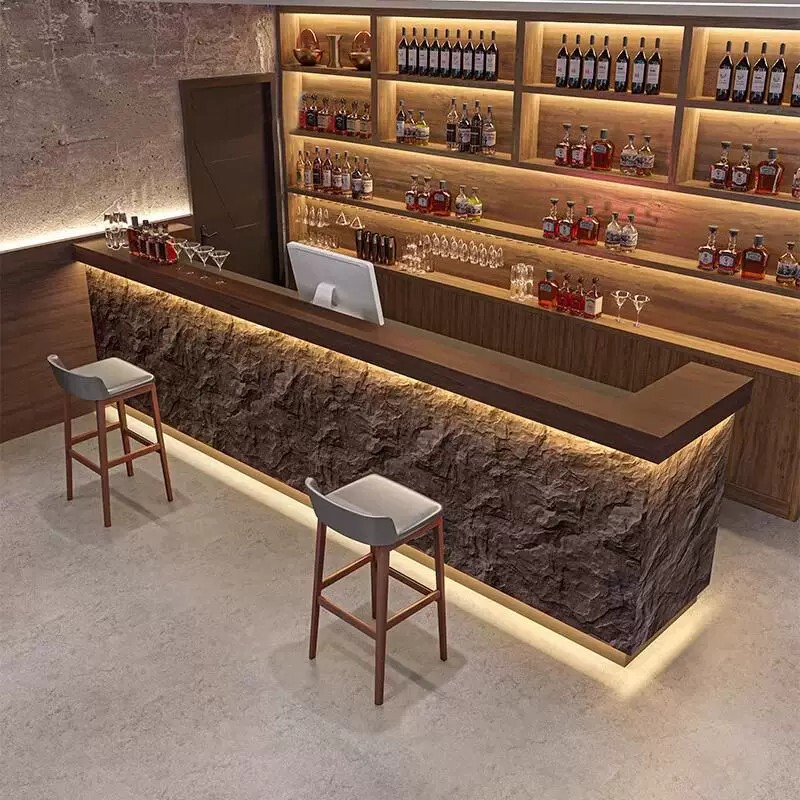 Industrial Style Bar Counter, Cafe Bar Counter, Restaurant Barbecue Shop Cash Register, Billiard Hall Reception Desk Industrial Style Bar Counter, Cafe Bar Counter, Restaurant Barbecue Shop Cash Register, Billiard Hall Reception Desk