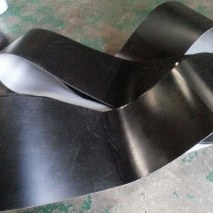 Manufacturer production: PVC flat black fog surface sub-light spray code machine conveyor belt industrial belt black ring belt