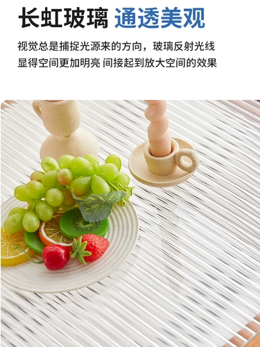 Среднекварный журнальный столик гостиная домохозяйство маленькая квартира диван несколько комбинаций легкие роскошные сеть красная виноградная лоза редактированная стеклянная из нержавеющая сталь стол