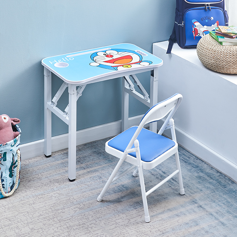 Children's Writing Desk Home Foldable Desk Student Desk Kids Homework Desk Simple Learning Desk And Chair Set
