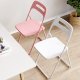 Folding chair stool back plastic portable simple dormitory creative computer office home outdoor adult dining chair