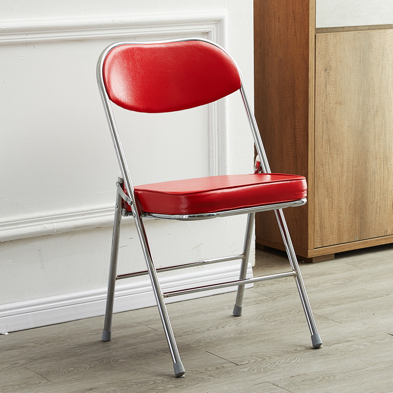 Thickened folding chair portable stool back chair home office chair conference chair computer chair training chair dining chair