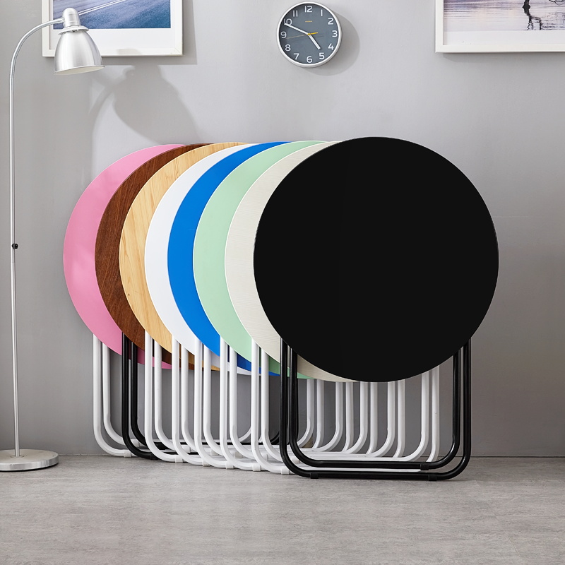 Folding Table Small Dining Table Simple Dining Table Balcony Outdoor Pendulum Stall Table Home Small Round Table Small House Type Portable Table