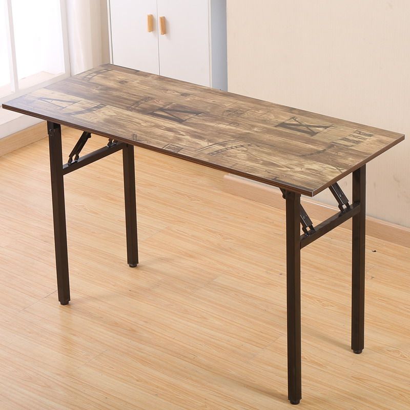 Folding table Dining table Household portable stall Office conference table Training long table Computer nail art student desk
