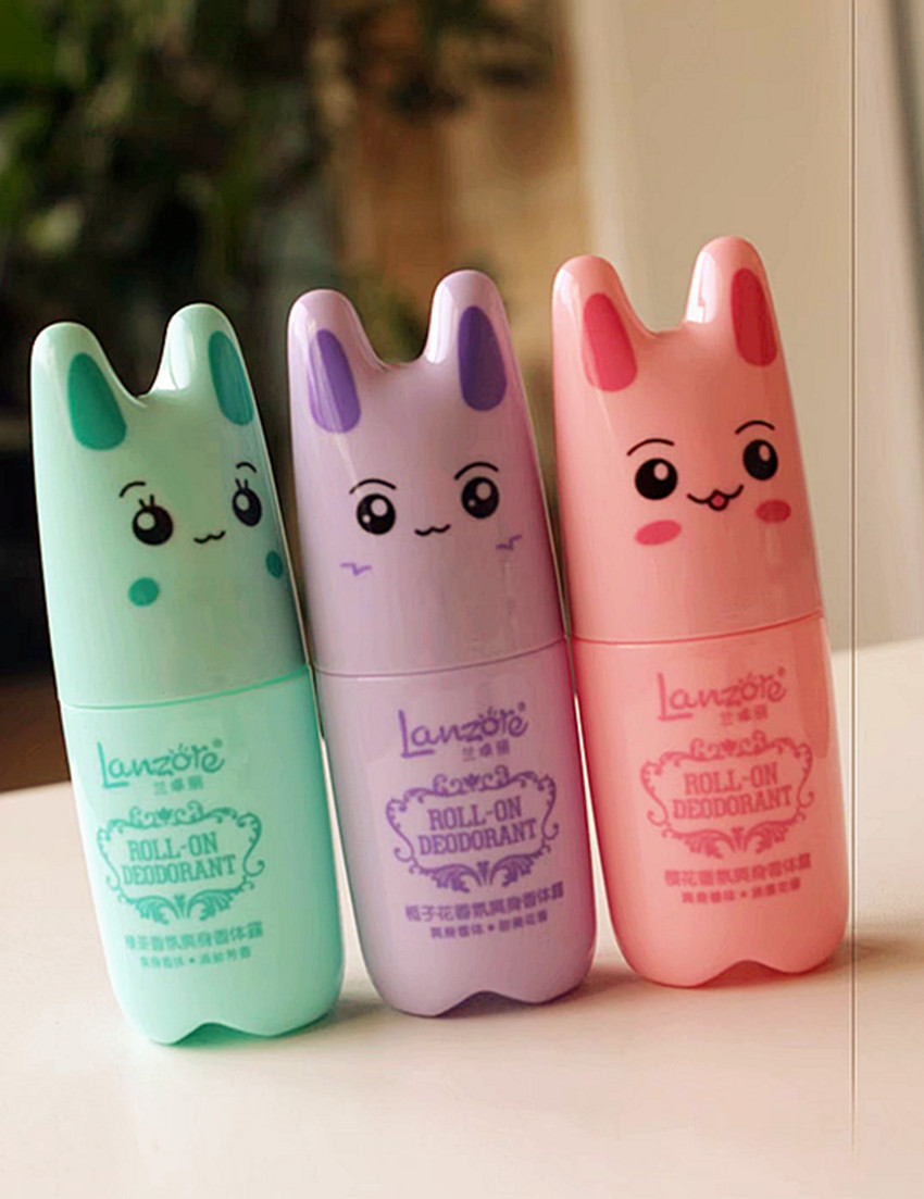 Lan Zhuoli Cherry Blossom Green Tea Gardenia Fragrance Cool Body Walking Beads Anti-sweat Fragrance Body Cream Ball Perfume to Taste and Leave Fragrance