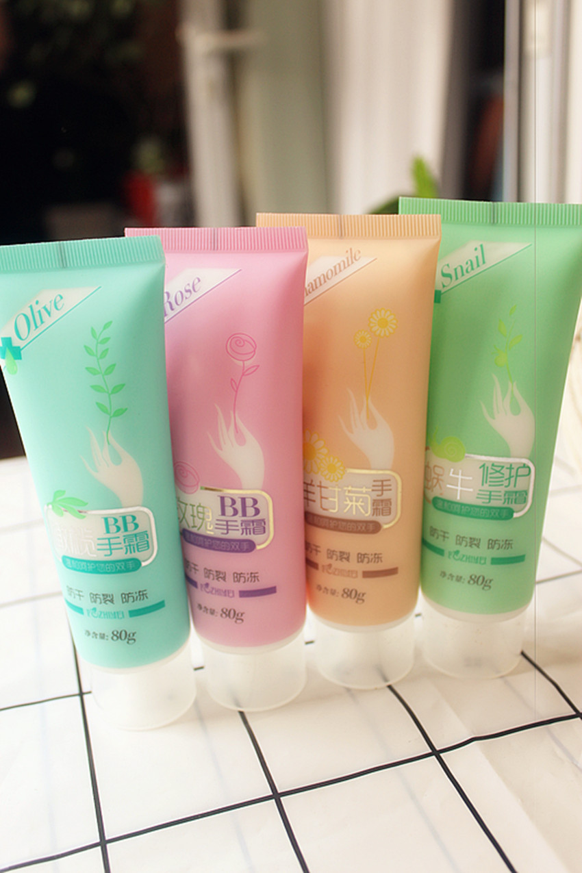 Skin Pose Beauty Rose Ocean Chamomile Olive Snail BB Repair Hand Cream Moisturizing And Moisturizing Hand Cream