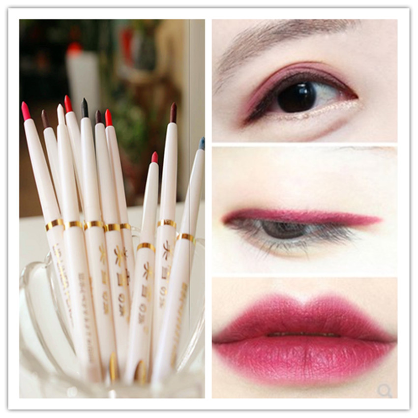 Automatic Lip line Pen Eye Line pen COS lip Lip Red Contour Pen Large Red Black Eyelink eye shadow pen