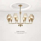 Современная и минималистичная люстра для гостиной, креативный светильник для спальни, легкий роскошный стиль
