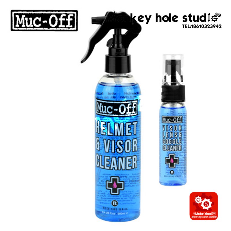 MUC-OFF Safety helmet Eyeglass lens cleaner Care agent for all types of lenses