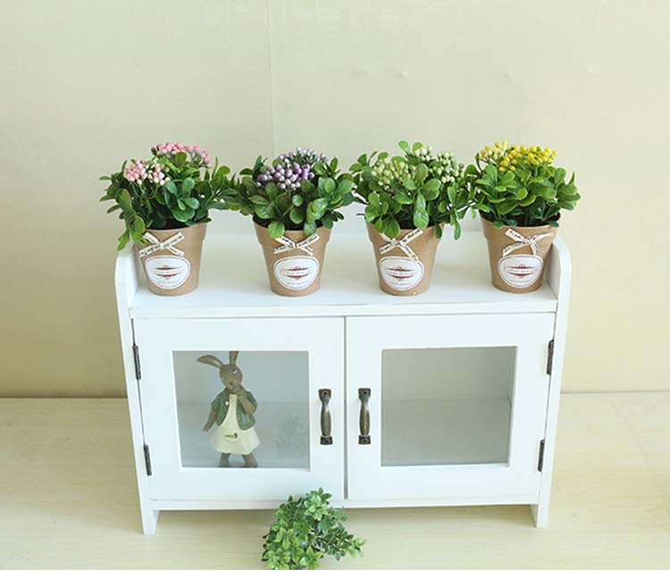 Người yêu phong cách Mỹ tươi và đơn giản nước mắt máy tính để bàn nhỏ chậu cây cảnh trang trí mô phỏng hoa cây xanh - Trang trí nội thất trang trí phòng khách nhà ống