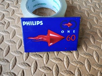 PHILIPS CD ONE 60 blank audio tape cassette