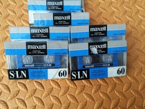 Special price Maxell S-LN 60 min new blank tape packaging epidermis broken