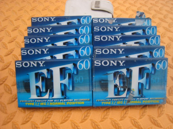 Special price SONY SONY EF60 blank tape recording tape cassette repeater (broken skin cracked shell)