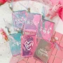 Nhật Bản dễ thương cô gái trái tim bằng laser ví tiền sinh viên mini lưu trữ túi cô gái xinh đẹp ví cổ tích nhỏ ví cầm tay nữ