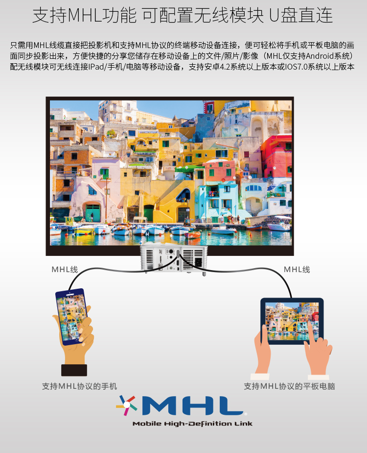 Máy chiếu Optoma HD39Darbee máy chiếu độ sáng cao Blu-ray Máy chiếu 3d HD - Máy chiếu