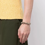 Браслет с косичкой подходит для мужчин и женщин, серебряное ювелирное украшение, изысканный стиль, простой и элегантный дизайн