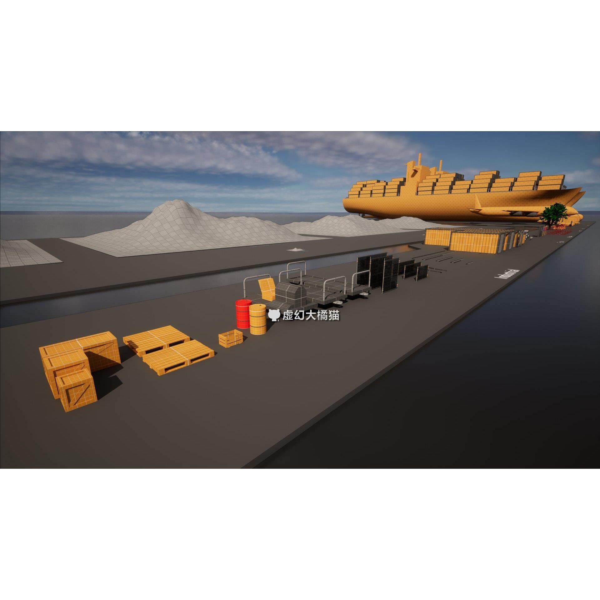 Steam游戏推荐之UE4虚幻5 Blockout Starter Pack白盒场景搭建_steam游戏_淘宝游戏网