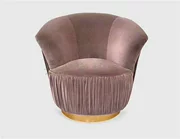 Countess Ghế giải trí Câu lạc bộ khách sạn cao cấp Kiểu mẫu Phòng đơn Flannel Sofa Thiết kế nội thất - Đồ nội thất thiết kế