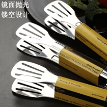 Thickened 304 stainless steel food clips Kitchen Food Barbecue Meat Cramp Meat Clip Bread Clip Baking Utensils