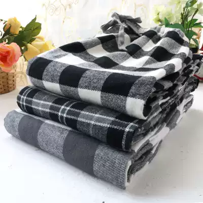 Large size winter pure cotton plus fat plus pajamas thick flannel men's home pants pants home pants cotton comfort