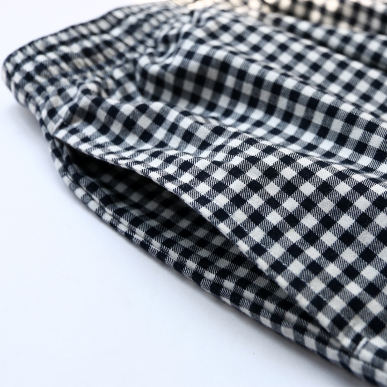 Cặp đôi mẫu quần pyjama cotton quần mùa xuân và mùa thu cỡ lớn quần jean ống rộng nam